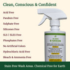 Activated charcoal limescale remover benefits — SLS-free natural eco-safe B-GRN BeGreen Wash