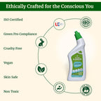 B-GRN BeGreen Wash charcoal toilet cleaner — ISO certified, cruelty-free, vegan, skin safe and non-toxic natural formula