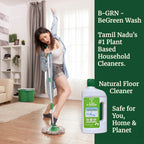 B-GRN BeGreen Wash natural floor cleaner in use—floor cleaner liquid plant-based natural